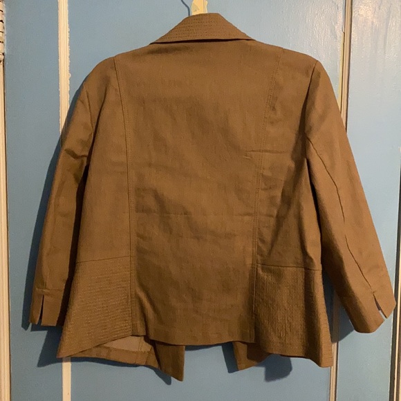 Brown, 3 quarter length sleeve, jacket - Picture 2 of 3